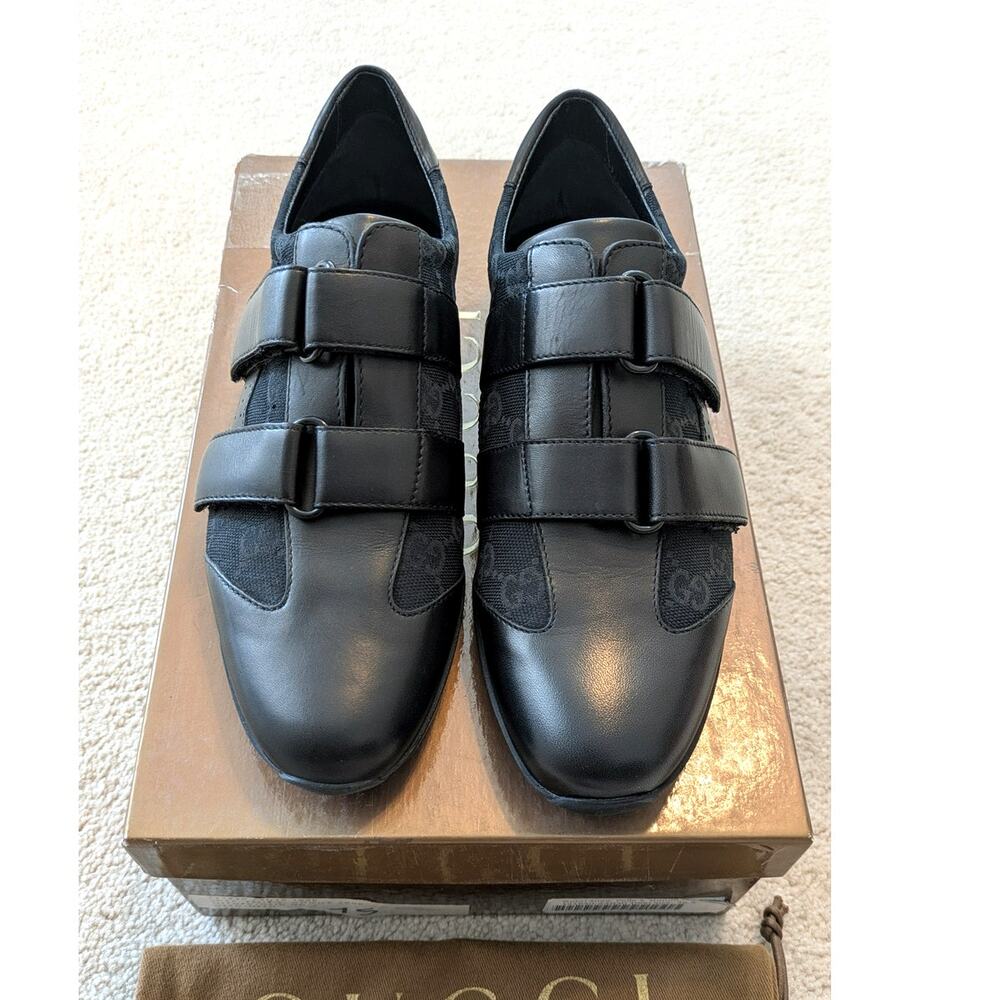 Women's Gucci Monogram Pelle S Gomma Low-Top Sneakers
